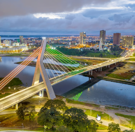 Pont Félix-Houphouët-Boigny, Abidjan, Côte d’Ivoire